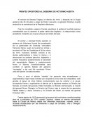 Frentes opositores al gobierno de Victoriano Huerta.