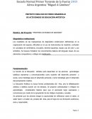 Nombre del Proyecto: “PINTEMOS UN MUNDO DE ARCOIRIS”