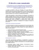 El directivo como comunicador