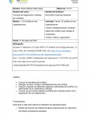 El conflicto en las Organizaciones.