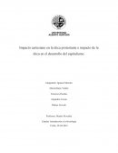 Impacto cartesiano en la ética protestante y de la ética en el desarrollo del capitalismo moderno