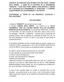 CONTRATO DE DONACIÓN QUE CELEBRA POR UNA PARTE, YESENIA MAYA OSORIO, A QUIEN EN LO SUCESIVO SE LE DENOMINARA "DONANTE”, Y POR OTRA PARTE JIMENA LOPEZ BENITES, A QUIENE EN LO SUCESIVO SE LE DENOMINARA LA "DONATARIA", Y A QUIENES CONJUNTAMENTE SE LES DEN