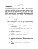 Instalacion Web Aplication Firewall