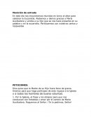 Monición de entrada.