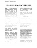 IMÁGENES REALES Y VIRTUALES