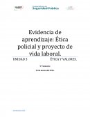 Ética policial y proyecto de vida laboral