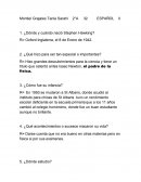 ¿Dónde y cuándo nació Stephen Hawking?