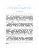 Políticas de Seguridad Pública.