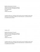 COMPARACIÓN DE LA PRODUCCIÓN DE POLLOS DE ENGORDE (Gallus gallus domésticus) UTILIZANDO ALIMENTO CONCENTRADO Y ALTERNATIVO EN CALABOZO EDO GUÁRICO.