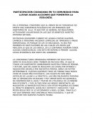 PARTICIPACION CIUDADANA EN TU COMUNIDAD PARA LLEVAR ACABO ACCIONES QUE FOMENTEN LA ECOLOGÍA.