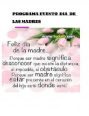 PROGRAMA DIA DE LA MADRE.