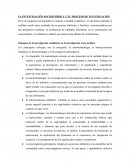 LA INVESTIGACIÓN SOCIOJURÍDICA Y EL PROCESO DE INVESTIGACIÓN