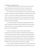 Ensayo principios de la administracion