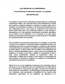 Los limites de la competencia, un cierto modo de conocimiento?