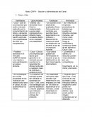 Matriz DOFA - Sección y Administración del Canal