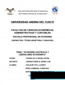 ECONOMÍA AUSTRIACA Y LIBERALISMO ECONÓMICO”