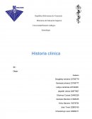 Historia clinica de Diabetes Mellitus Tipo II