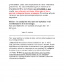 Codigo de Etica Para el mundo laboral tecnologico.