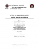 HISTORIA DEL PENSAMIENTO POLITICO.