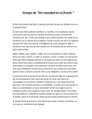 Sin novedad en el frente.