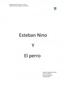 En este texto analizaré el micro cuento creado anteriormente, sobre la pintura “Esteban Nino y el perro”.