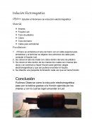 Experimento de Electro iman.