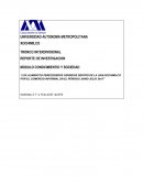 “LOS ALIMENTOS PERECEDEROS VENDIDOS DENTRO DE LA UAM XOCHIMILCO POR EL COMERCIO INFORMAL EN EL PERIODO JUNIO-JULIO 2015”