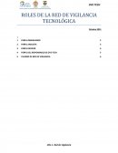 ROLES DE LA RED DE VIGILANCIA TECNOLÓGICA.