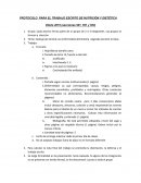 PROTOCOLO PARA EL TRABAJO ESCRITO DE NUTRICIÓN Y DIETÉTICA.
