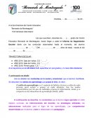 Informe de seguimiento escolar