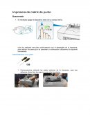 Impresora de matriz de punto