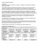 Trabajo de estadística descriptiva.