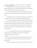VIII.	SAS 121 - REVISIÓN de LA APLICACIÓN EN CUANTO A LA INFORMACIÓN FINANCIERA INTERMEDIA: El propósito de esta sección es establecer normas y proporcionar lineamientos de la naturaleza, oportunidad y alcance de los procedimientos a realizar por un