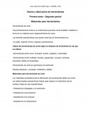 Diseño y fabricación de herramientas.