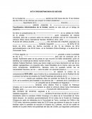 Acta Circustanciada de Hechos