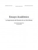 La importancia en el dominio de un segundo idioma