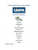 Contabilidad IV. Preguntas de análisis .