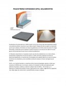 Poliestireno expandido.