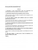EVALUACIÓN DIAGNÓSTICA UNIDAD 4
