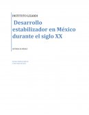 Desarrollo estabilizador en mexico
