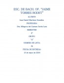 Carta de la tierra.