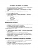 GOBIERNO DE VICTORIANO HUERTA.