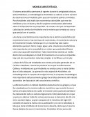﻿Modelo Aristotélico