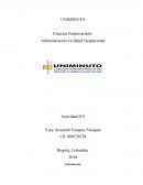 Ciencias Empresariales Administración en Salud Ocupacional