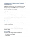 Contexto histórico del periodo de entreguerras y De primo de rivera a la guerra civil.