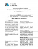 Proporciones definidas y múltiples