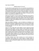 Reflexión película “El mil usos”