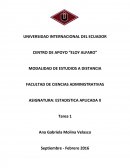 Estadistica aplicada ejercicios.