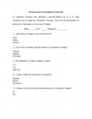 Encuesta para un Estudio de Mercado.