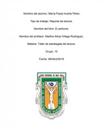 Tipo de trabajo: Reporte de lectura.. Página 1